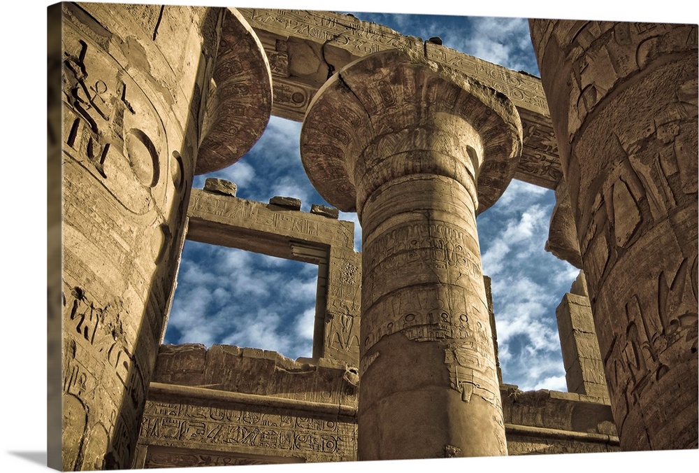 Great Hypostyle Hall at Karnak Temple, Egypt circa 1200 BC