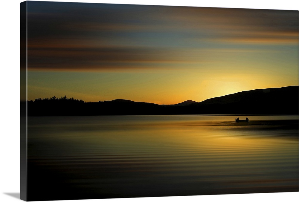 Sunset on Lintrathen Loch
