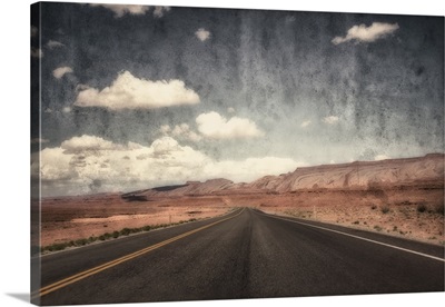 Lonely road in the Arizona desert