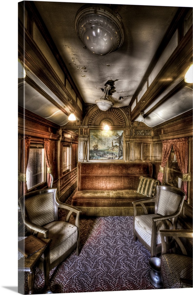 Luxary train car from the early 1900's.