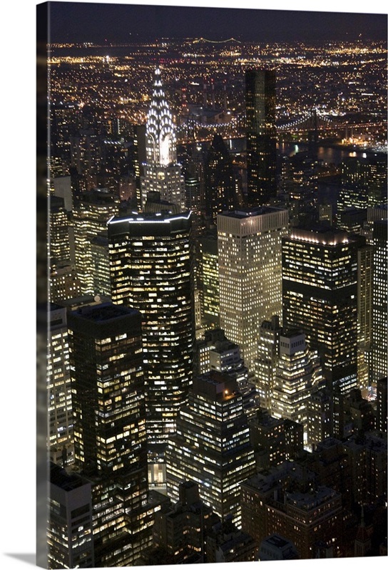 New York City at Night Wall Art, Canvas Prints, Framed Prints, Wall