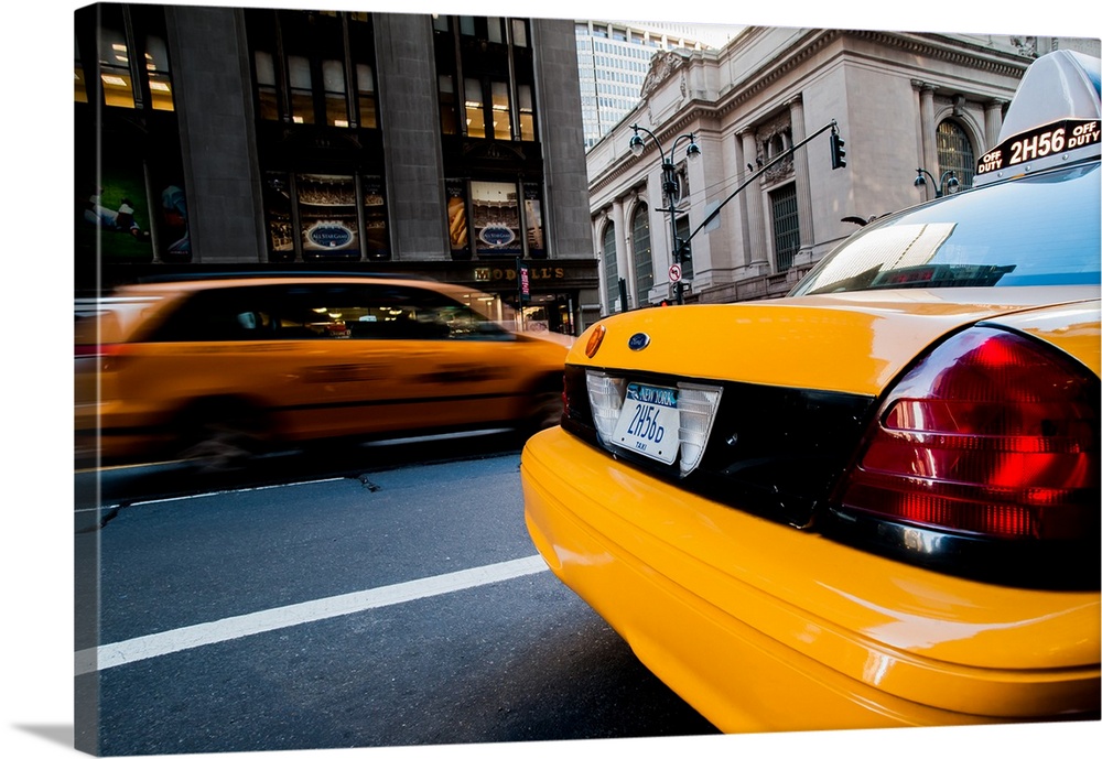 New York Cab, outside Grand Central Station