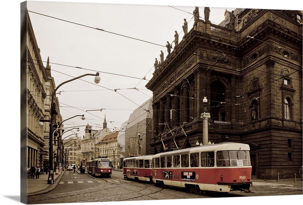 Trams in Prague