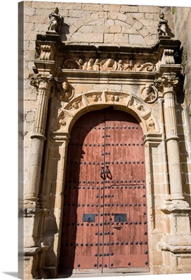 Renaissance doorway, San Mateo church, Caceres, Spain