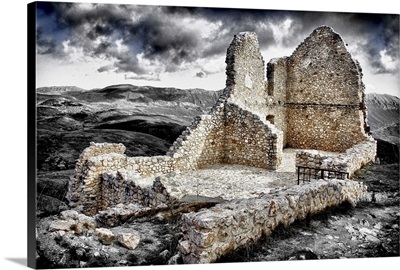 Ruins of Rocca Calascio, Italy