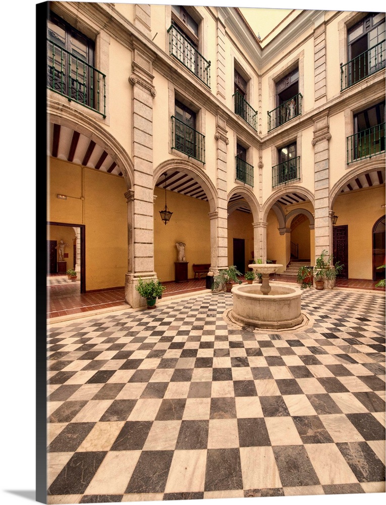 Courtyard, University of Seville (former Royal Tobacco Factory), Seville, Spain