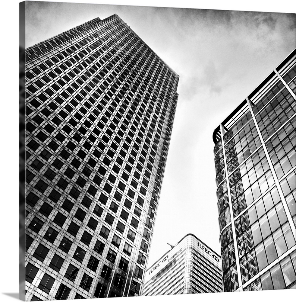 High rise buildings in Canary Wharf, London