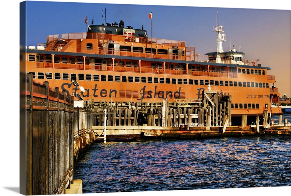 HDR image of New York's Staten Island Ferry.