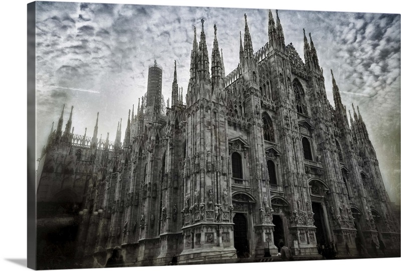 View On Milan Cathedral, The Cathedral Church Of Milan, Italy 