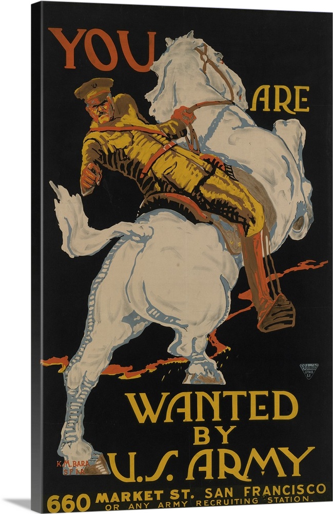 John J. Pershing - 'You Are Wanted' war time poster by the U.S. Army