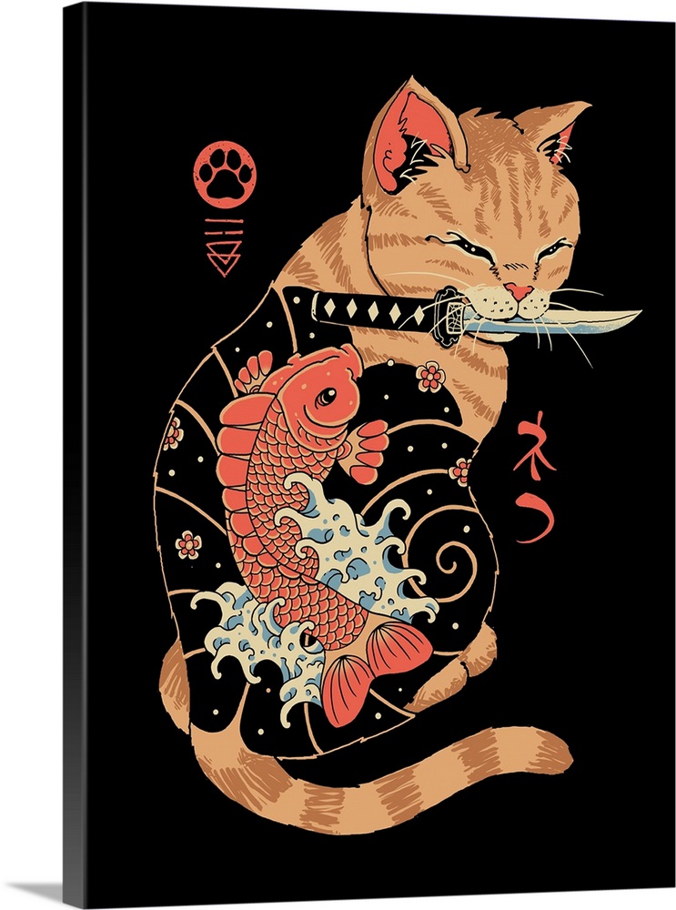 Carp Tattooed Cat