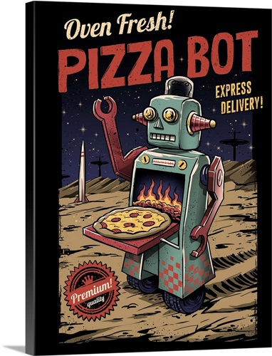 Pizza Bot | Great Big Canvas