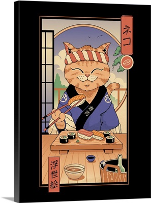 Sushi Cat In Edo