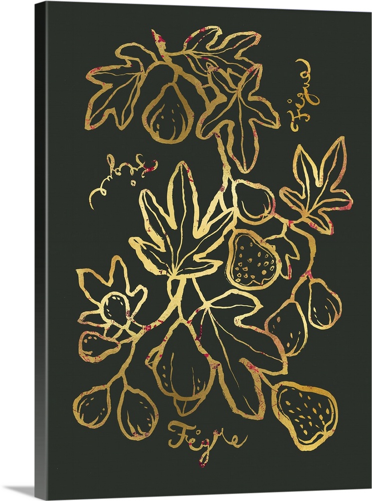 Figue In Green And Gold