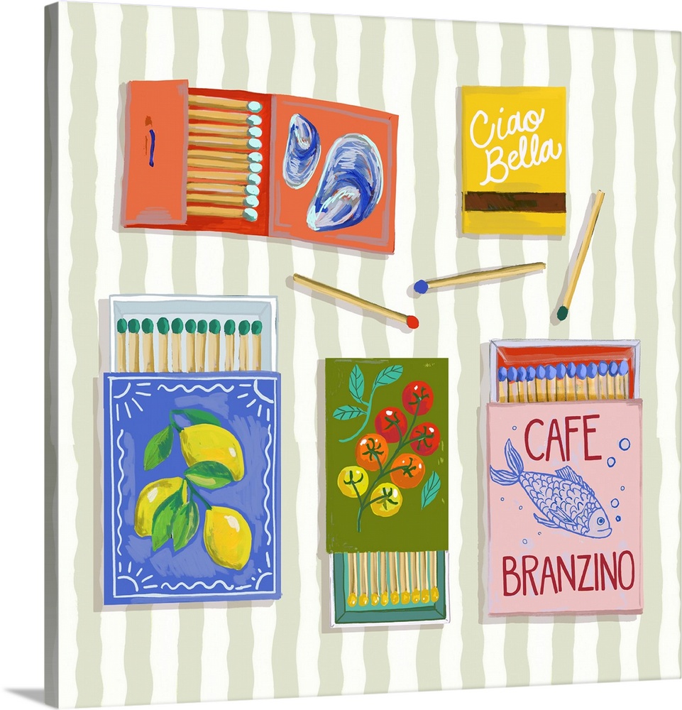 Italian Summer Matchbooks