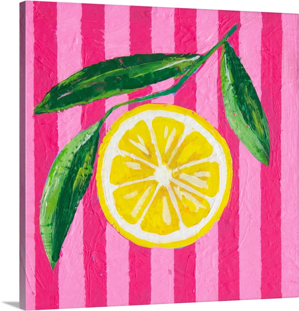 Lemon & Stripes I