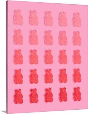 Monochrome Bears - Pink