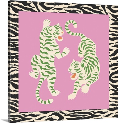Tigers On Pink