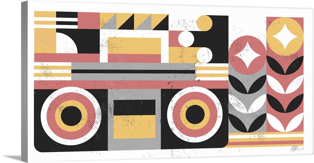 Abstract Boombox