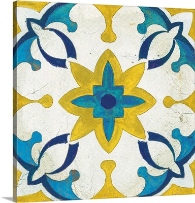 Andalucia Tiles D Blue and Yellow