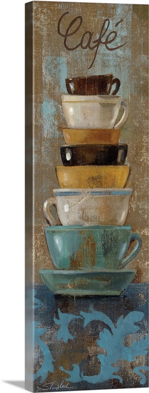 Antique Coffee Cups I | Great Big Canvas