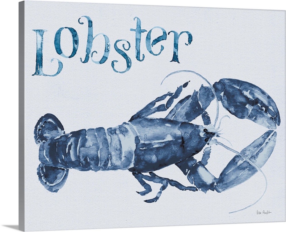 Beach House Kitchen Blue Lobster