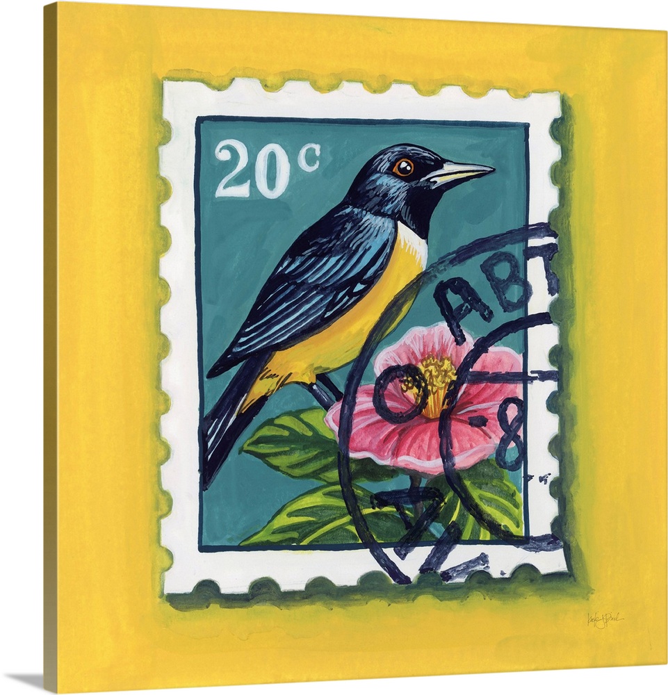 Beautiful Bird Stamp