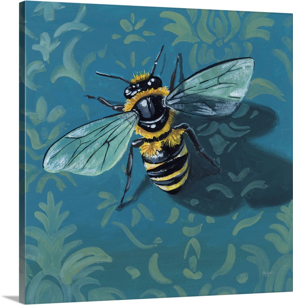 Bee On The Library Wall