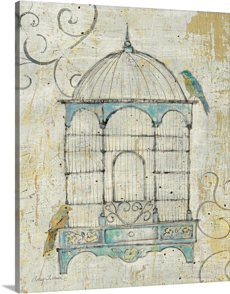 Bird Cage IV Wall Art, Canvas Prints, Framed Prints, Wall Peels Great