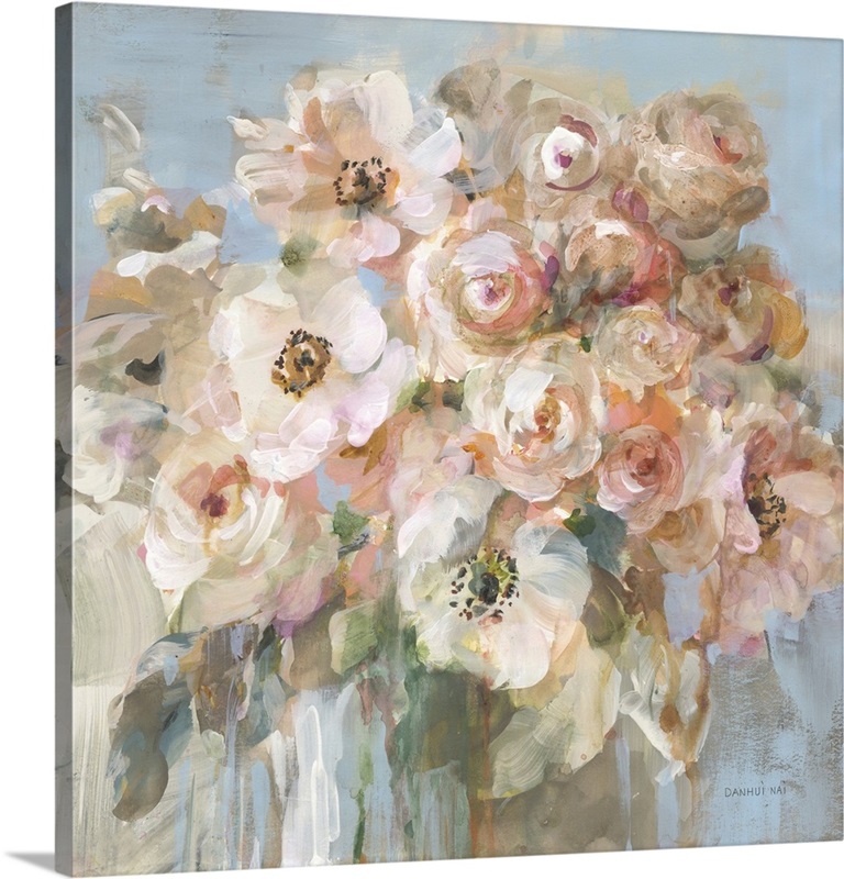 Blushing Bouquet Wall Art, Canvas Prints, Framed Prints, Wall Peels ...