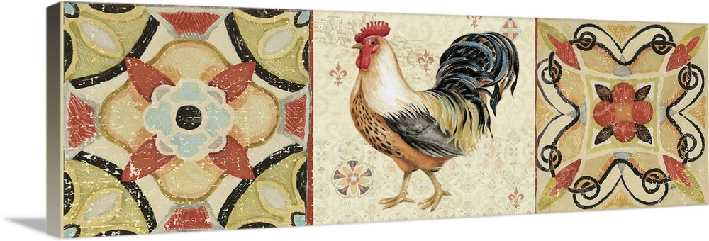 Bohemian Rooster Panel I