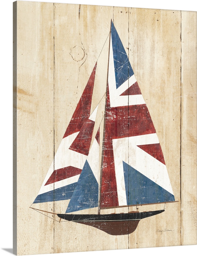 British Flag Sailboat