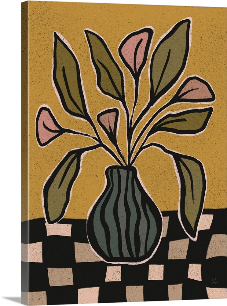 Checkerboard Floral II