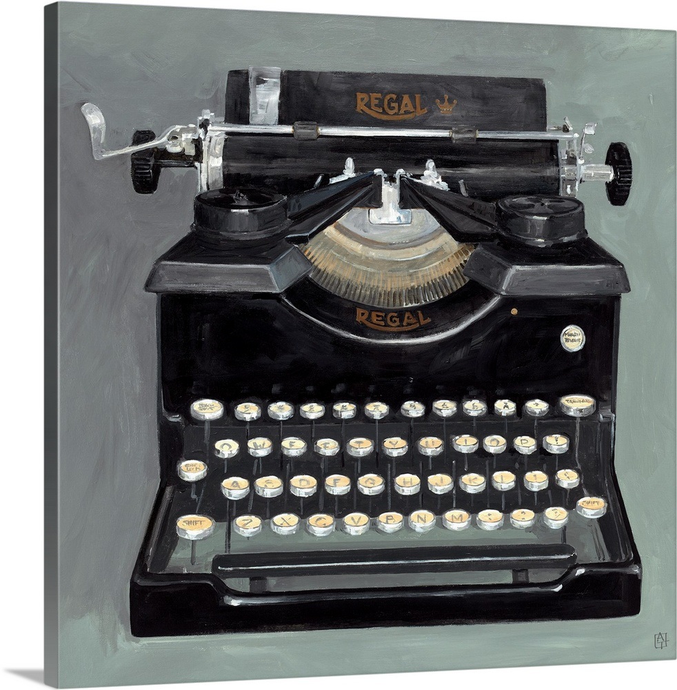 Classic Typewriter Wall Art, Canvas Prints, Framed Prints, Wall Peels