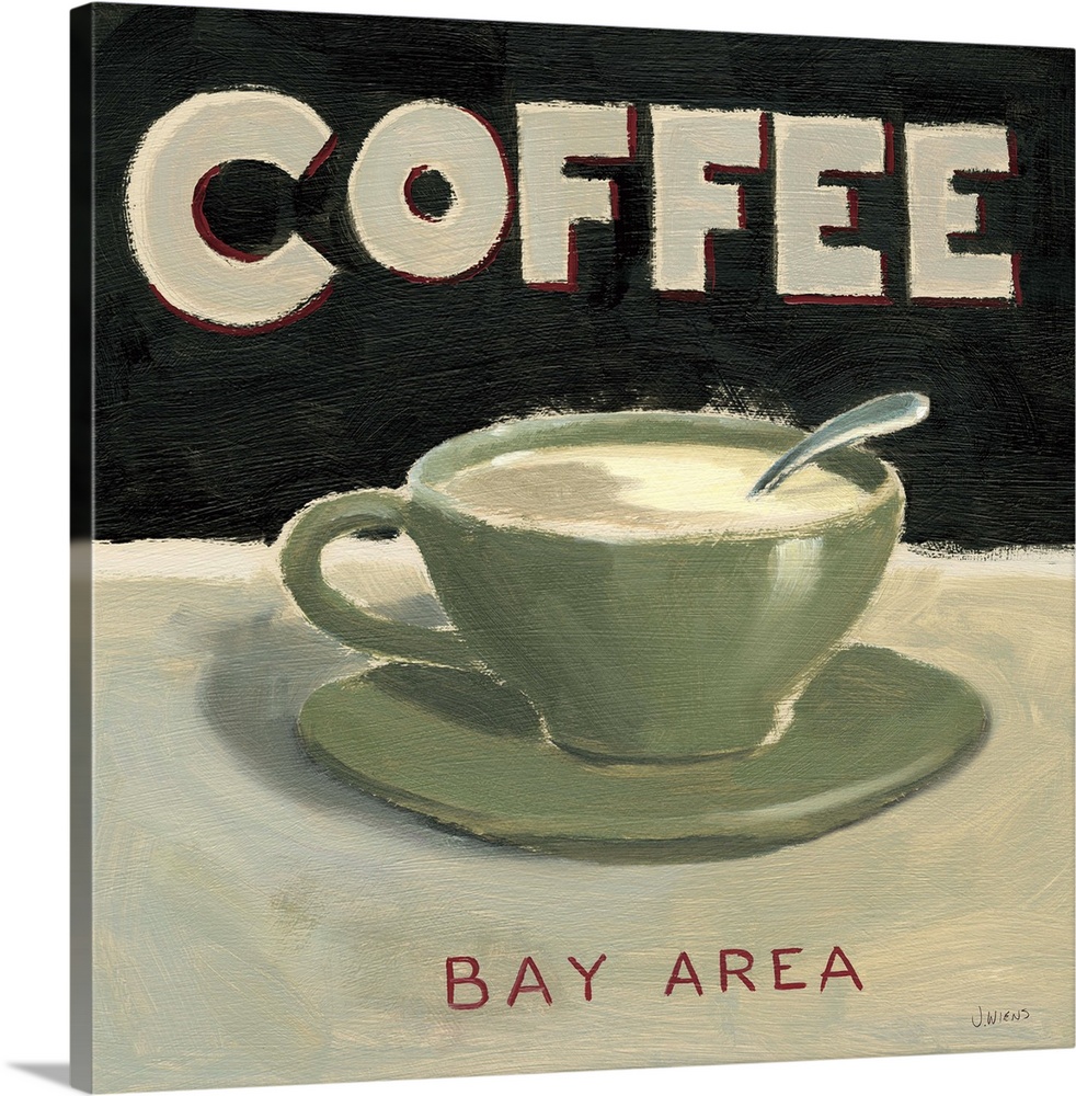 Contemporary Coffee sign for the Bay Area.