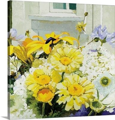 Cottage Susans And Daisies