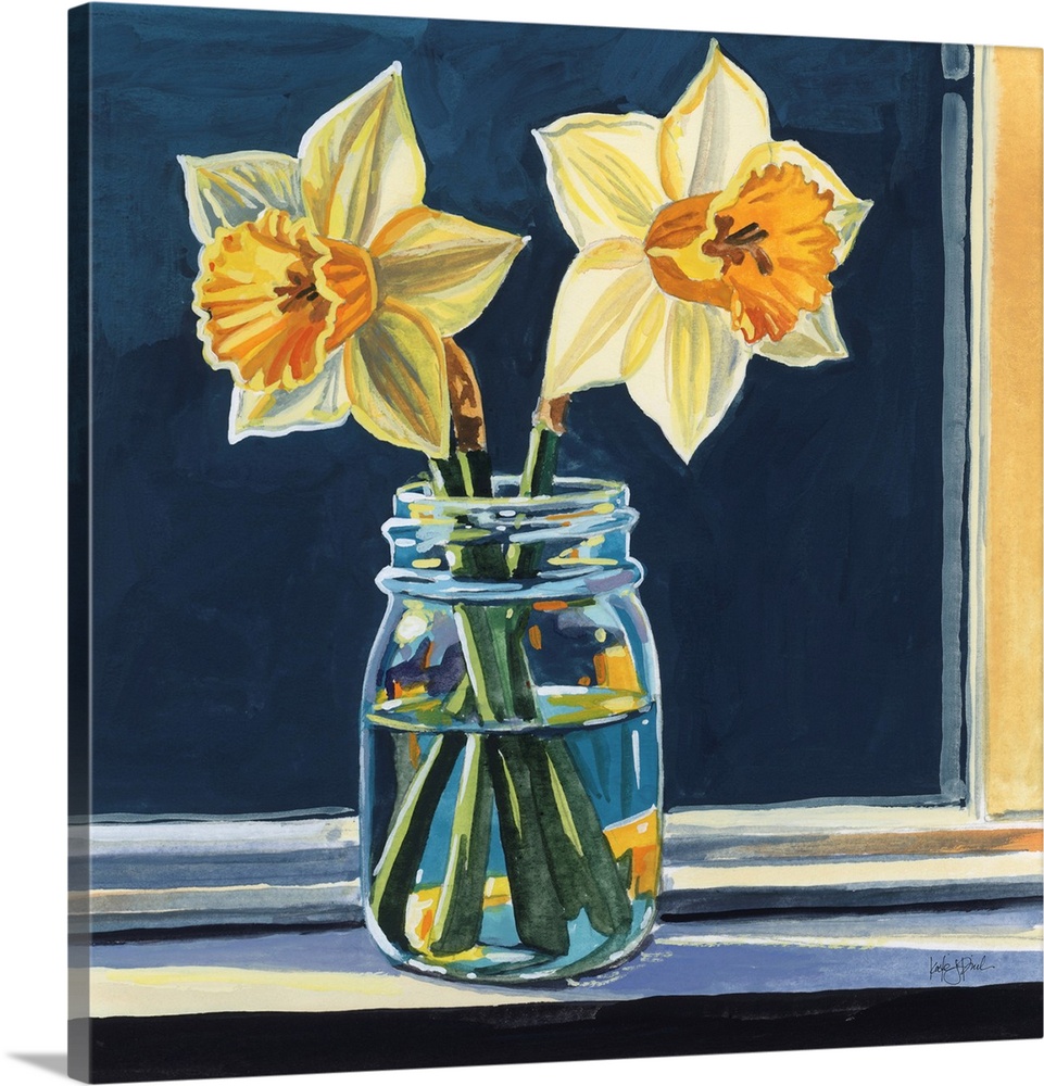 Daffodils On The Window Sill