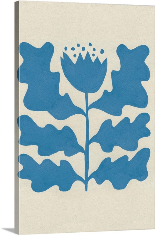 Delighted IV Blue Vertical Wall Art, Canvas Prints, Framed Prints, Wall