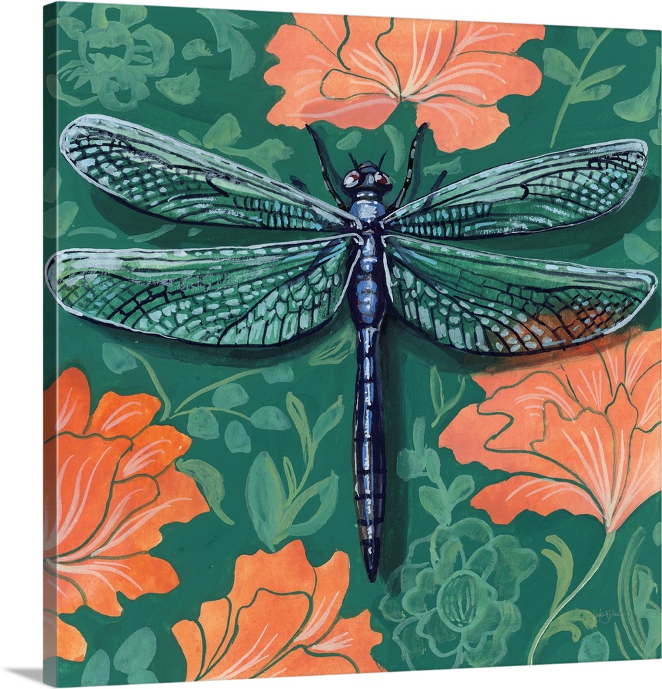 Dragonfly On The Wall