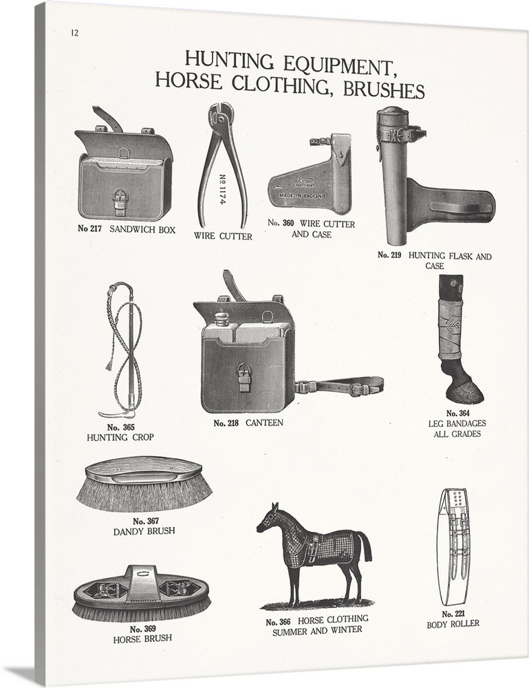 Equine Riding Gear IV V2 BW