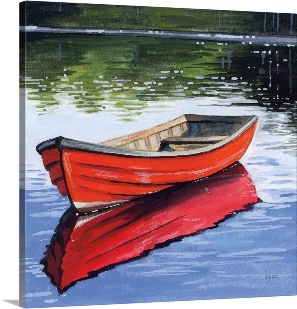 Fishing Boat On Still Water