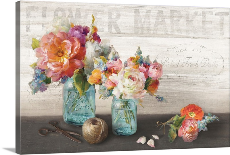 French Cottage Bouquet III | Great Big Canvas