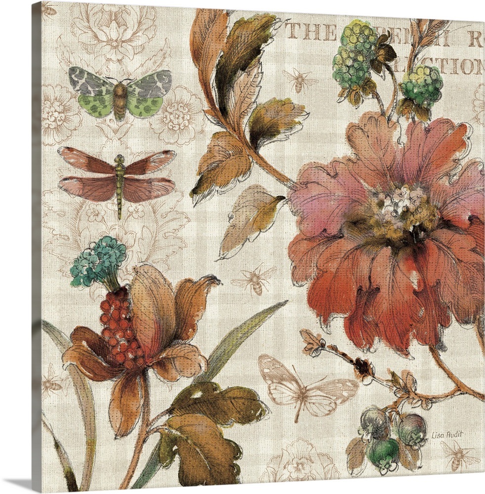 French Country V Wall Art, Canvas Prints, Framed Prints, Wall Peels