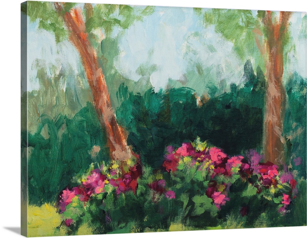 Garden Azaleas En Plein Air