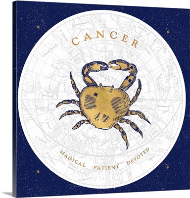 Gilded Zodiac Cancer