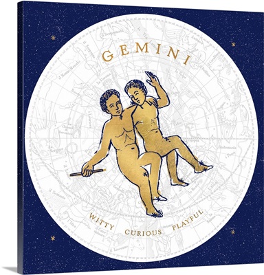 Gilded Zodiac Gemini