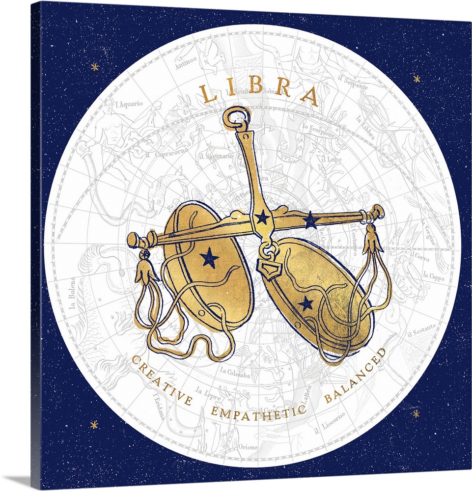Gilded Zodiac Libra