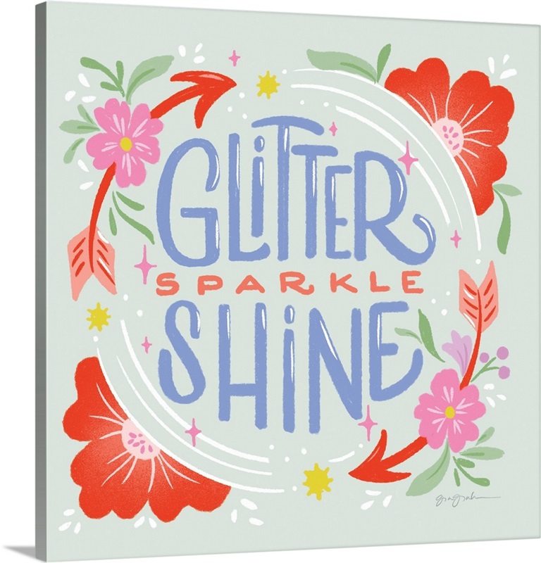Glitter Sparkle Shine I Wall Art, Canvas Prints, Framed Prints, Wall