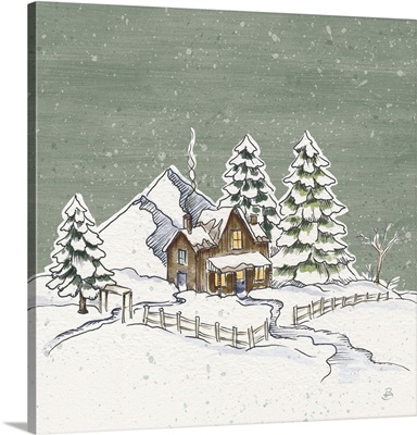 Holiday Toile Cabin