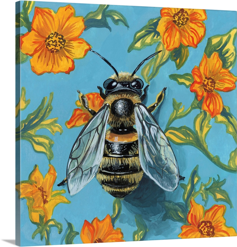 Honeybee On The Wall